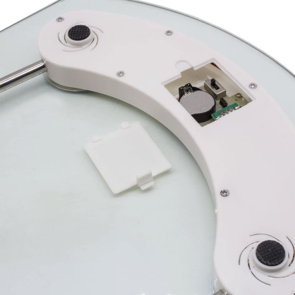 Balança Digital Vidro Temperado 180Kg Banheiro Academia - 4