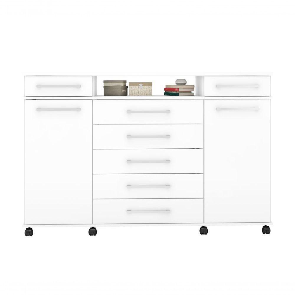 Comoda 7 Gavetas Texas Branco - 5