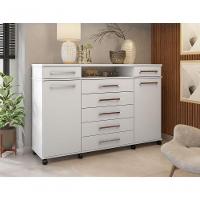 Comoda 7 Gavetas Texas Branco - 5
