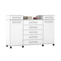 Comoda 7 Gavetas Texas Branco - 13