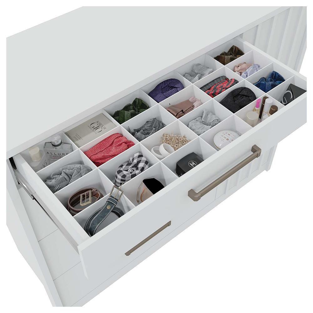 Cômoda Sapateira 1 Porta 4 Gavetas Branco Palacius Caemmun - 6
