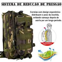 Mochila Multiuso Militar Tática 30 Litros Verde