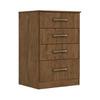Cômoda 4 Gavetas Ms913 Castanho Wood 913331 Moval - 1