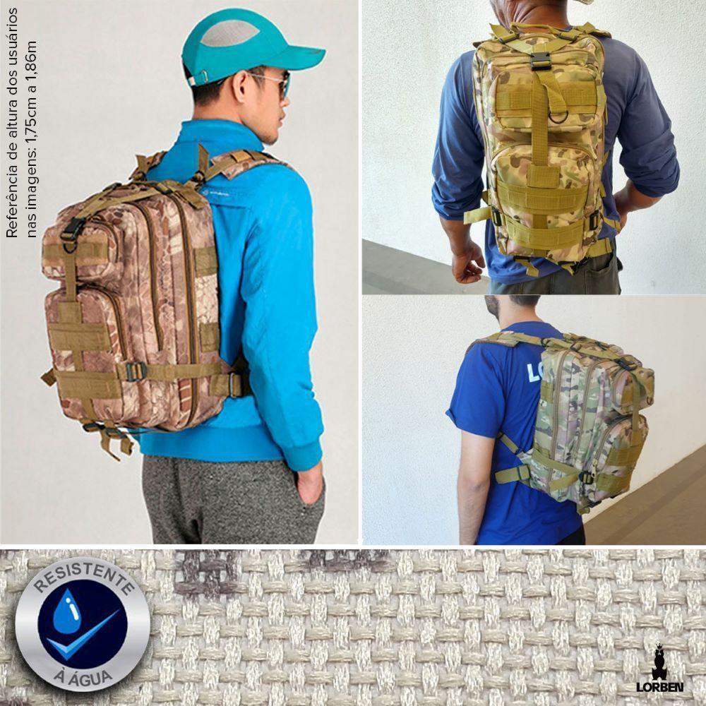 Mochila Multiuso Militar Tática 30 Litros Camping Verde - 2
