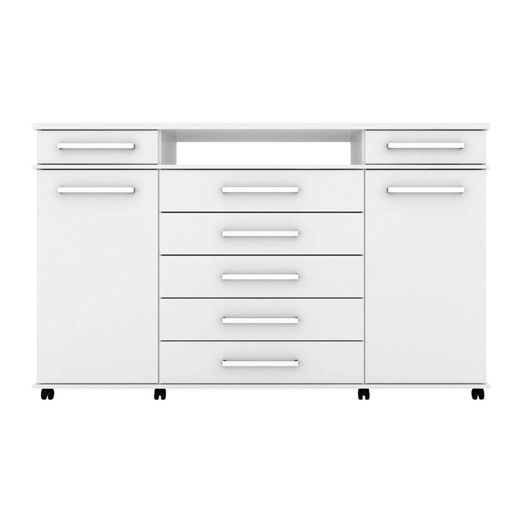 Cômoda Casal 7 Gavetas London Branco 7130 Demóbile - 5