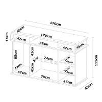 Cômoda Casal 7 Gavetas London Branco 7130 Demóbile - 2