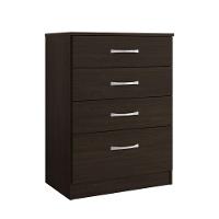 Cômoda 4 Gavetas Astral ébano Touch 4460 Demóbile - 1