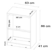 Cômoda 4 Gavetas Astral ébano Touch 4460 Demóbile - 2