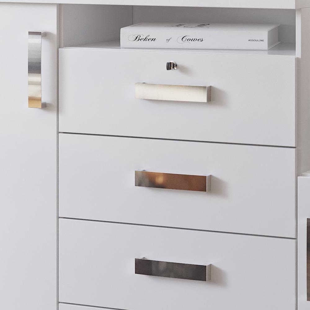 Cômoda De 4 Gavetas Branco Copacabana Lukaliam Branco - 4