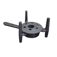 Fogareiro De Ferro Fundido A Álcool Para Bifeteiras 15Cm - 1