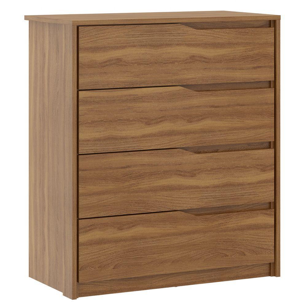 Cômoda 4 Gavetas átria Amêndola Touch D4010 Demartêz - 1