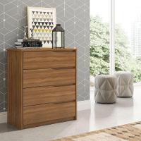 Cômoda 4 Gavetas átria Amêndola Touch D4010 Demartêz - 2