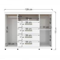 Cômoda De Madeira 4 Gavetas Santos Andirá Branco Branco - 3