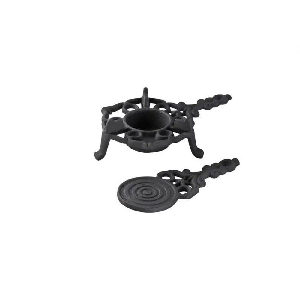 Fogareiro Espiriteira Ferro a Álcool com Tampa Libaneza - 2