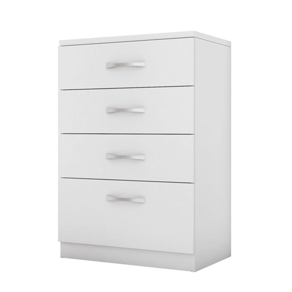 Cômoda 4 Gavetas Astral Branco 4460 Demóbile - 1