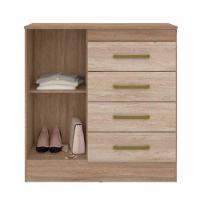 Cômoda 4 Gavetas Montevidéu Nogal Vanilla Touch 4290 - 7