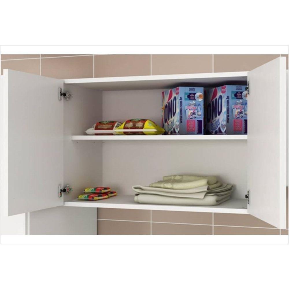 Ambiente para Lavanderia 4 Peças Branco Tecno Mobili - 3