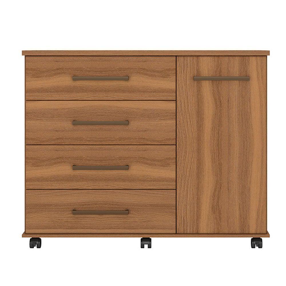 Cômoda 4 Gavetas Flora Amêndola Touch 4130 Demóbile - 5