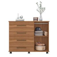 Cômoda 4 Gavetas Flora Amêndola Touch 4130 Demóbile