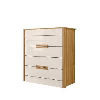 Cômoda Com 4 Gavetas Freijo / Off White Dhara - Moval - 2