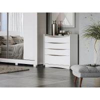 Cômoda Com 4 Gavetas Multimóveis Cr35152 Branco Branco - 3