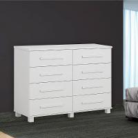 Cômoda San Marino 8 Gavetas Leifer Branco