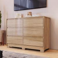 Cômoda 6 Gavetas Layla Casa 812 Jequitibá Brilho - 2