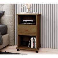 Mesa De Cabeceira 1 Gaveta Mel/Perola - 7