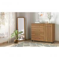 Comoda 04 Gavetas Flora Amendola Com Rodizios Amendola - 2