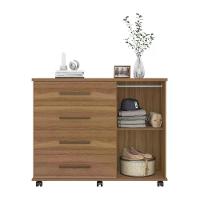 Comoda 04 Gavetas Flora Amendola Com Rodizios Amendola - 5