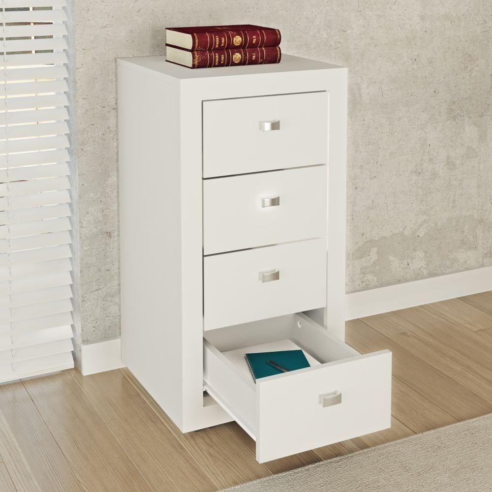 Gaveteiro 4 Gavetas Me4133 Branco - 5