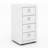 Gaveteiro 4 Gavetas Me4133 Branco - 1