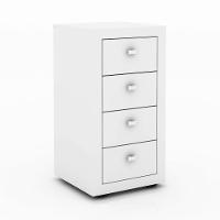 Gaveteiro 4 Gavetas Me4133 Branco