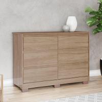 Cômoda 6 Gavetas Ravenna Henn Jequitibá Brilho - 1