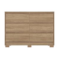 Cômoda 6 Gavetas Ravenna Henn Jequitibá Brilho - 6