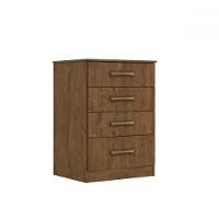 Cômoda 4 Gavetas Ms913 Castanho Wood Moval Castanho Wood - 5