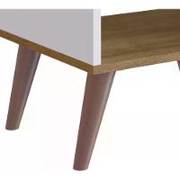 Mesa De Cabeceira 01 Gaveta Re001 Branco Mel Pp Branco Mel - 5