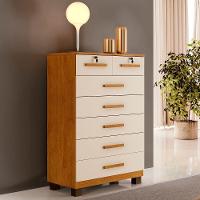 Cômoda New Barcelona 7 Gavetas Benetil Cinamomo/off White - 2