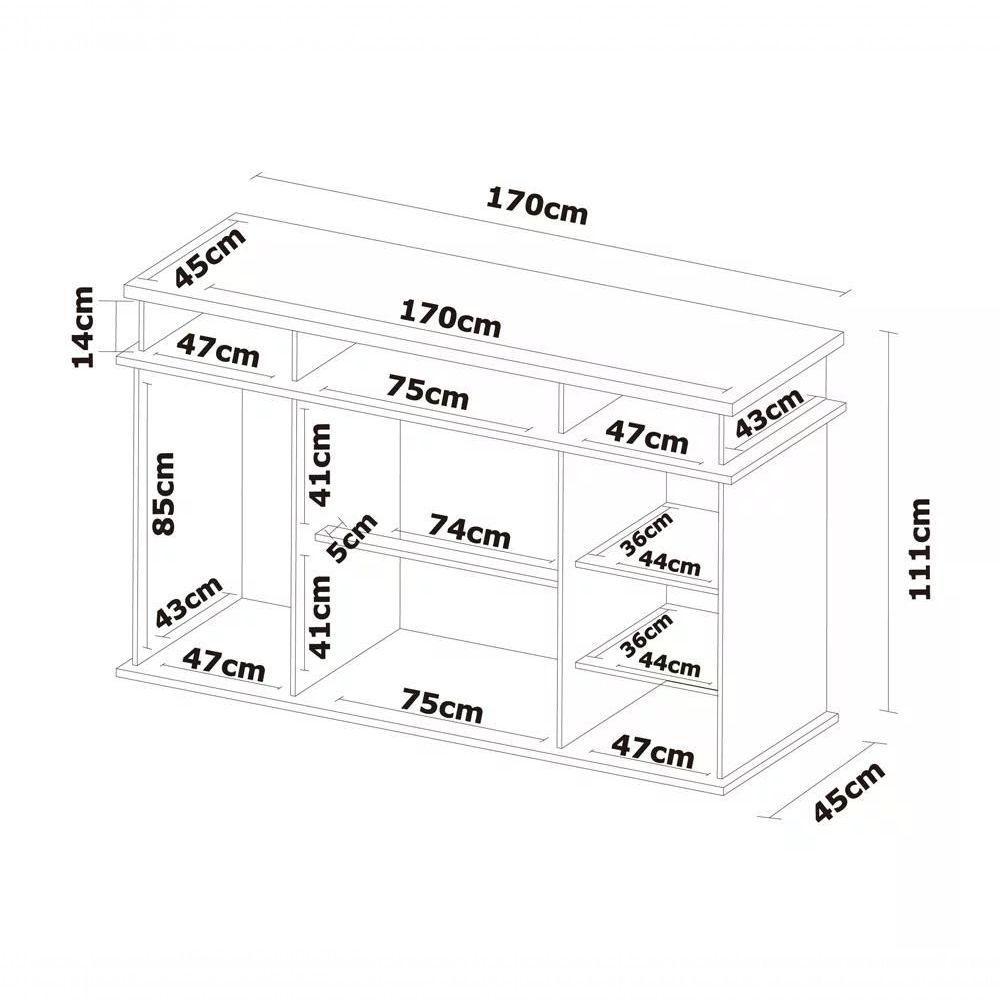 Comoda 07 Gavetas London Amendola Com Rodizios Amendola - 3