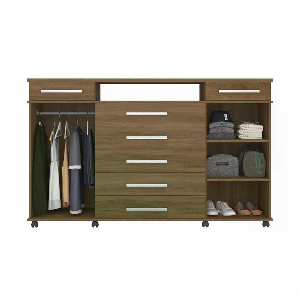 Comoda 07 Gavetas London Amendola Com Rodizios Amendola - 4