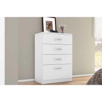 Cômoda de Quarto Astral c/ 4 Gavetas Branco - Demóbile - 1