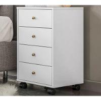 Kit Com 02 Mesa De Cabeceira Presence 9070 Branco Demobile B - 7