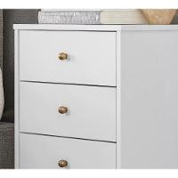 Kit Com 02 Mesa De Cabeceira Presence 9070 Branco Demobile B - 13