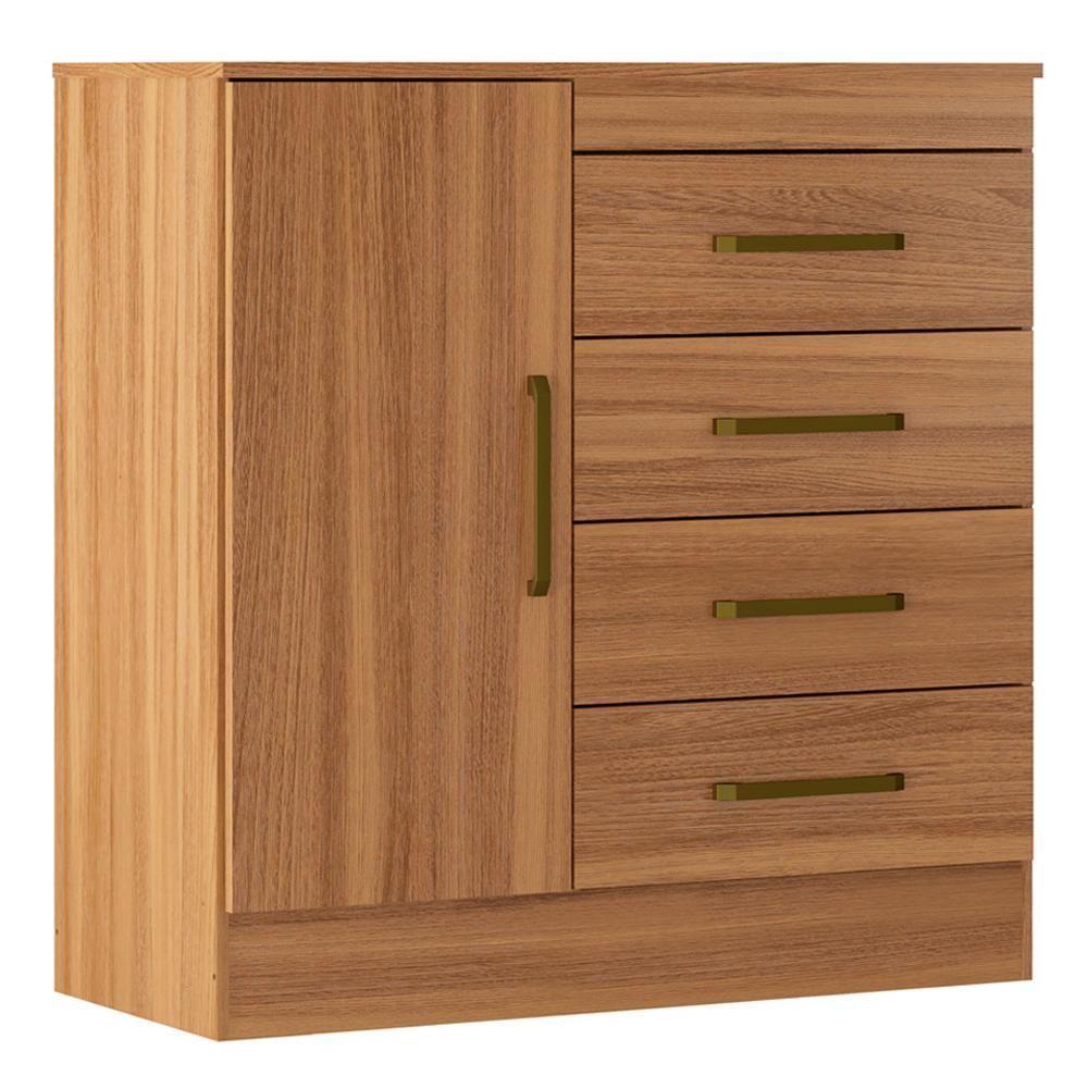 Comoda 04 Gavetas Montevideu Amendola Touch Amendola Touch - 1