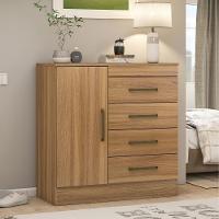 Gaveteiro 4 Gavetas 1 Portas Silvie Amendola - 1