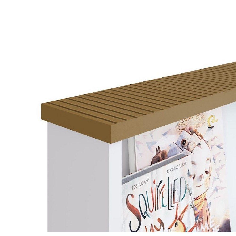 Cômoda House Espelho 4 Gavetas 1 Porta Art In Móveis Branco - 3