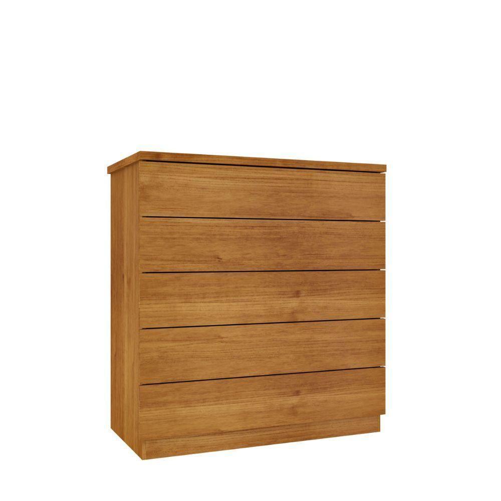 Cômoda Premium 5 Gavetas Tcil Cinamono - 1