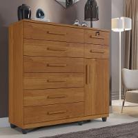 Cômoda New Vitoria Com Porta E 8 Gavetas Benetil Cinamomo - 4