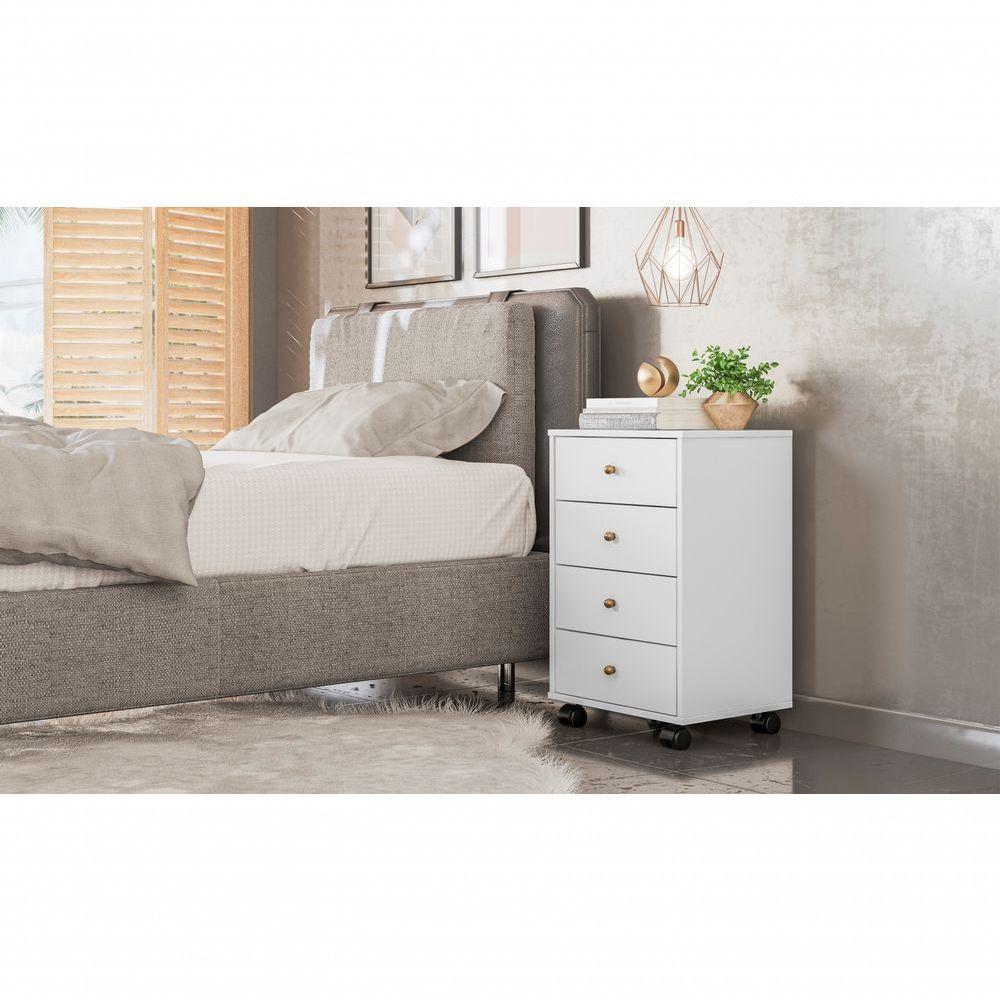 Cômoda 4 Gavetas Lion Mitchell Branco - 2