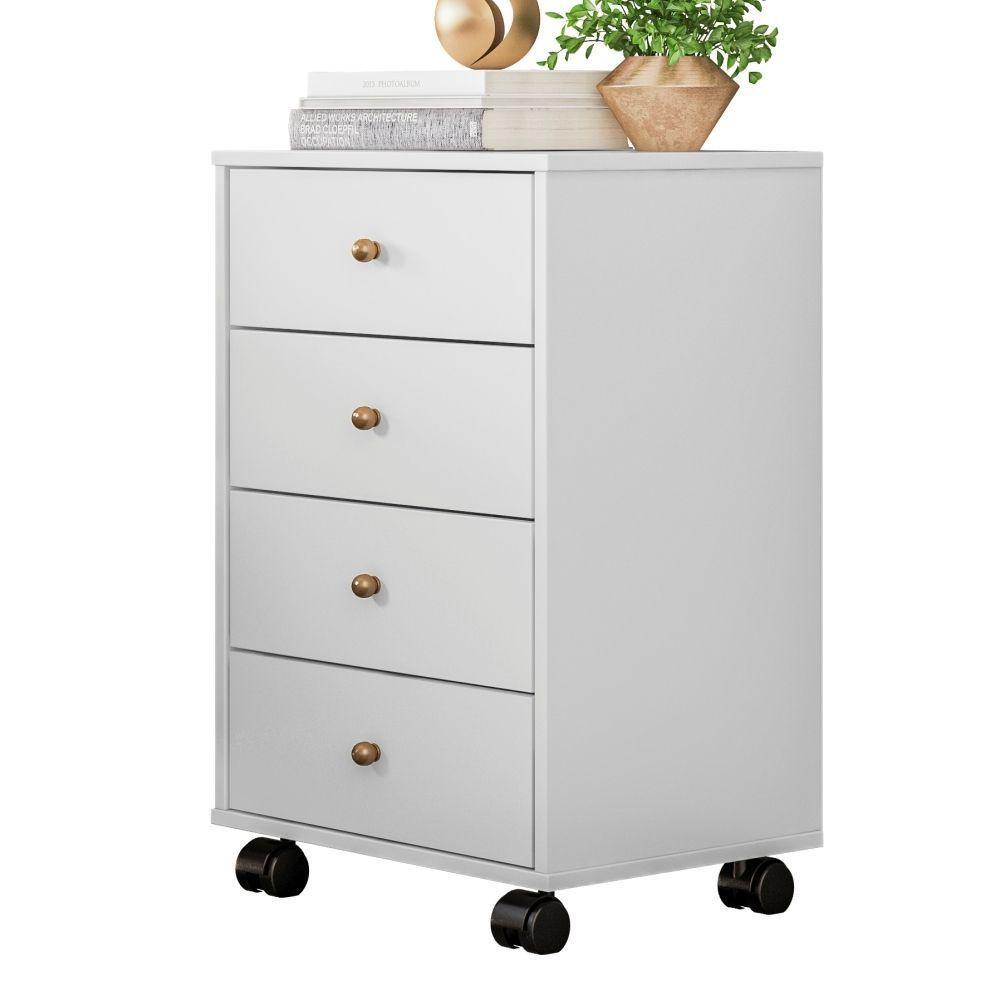 Cômoda 4 Gavetas Lion Mitchell Branco - 3